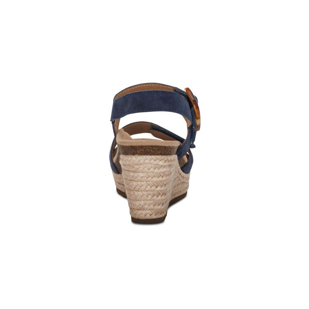 Ashley Wedges - Navy