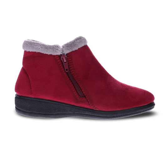 Dahlia Slipper - Burgundy