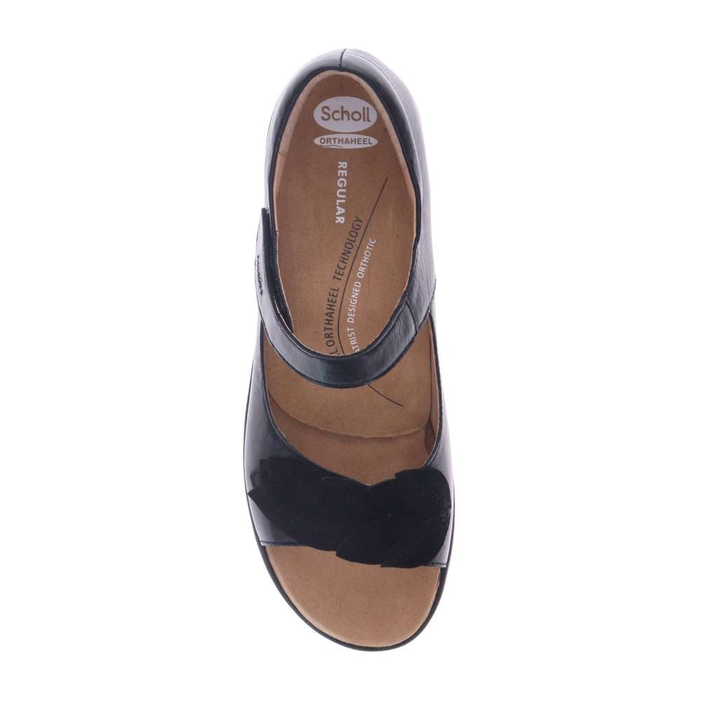 Fonda Closed Heel Sandal - Black