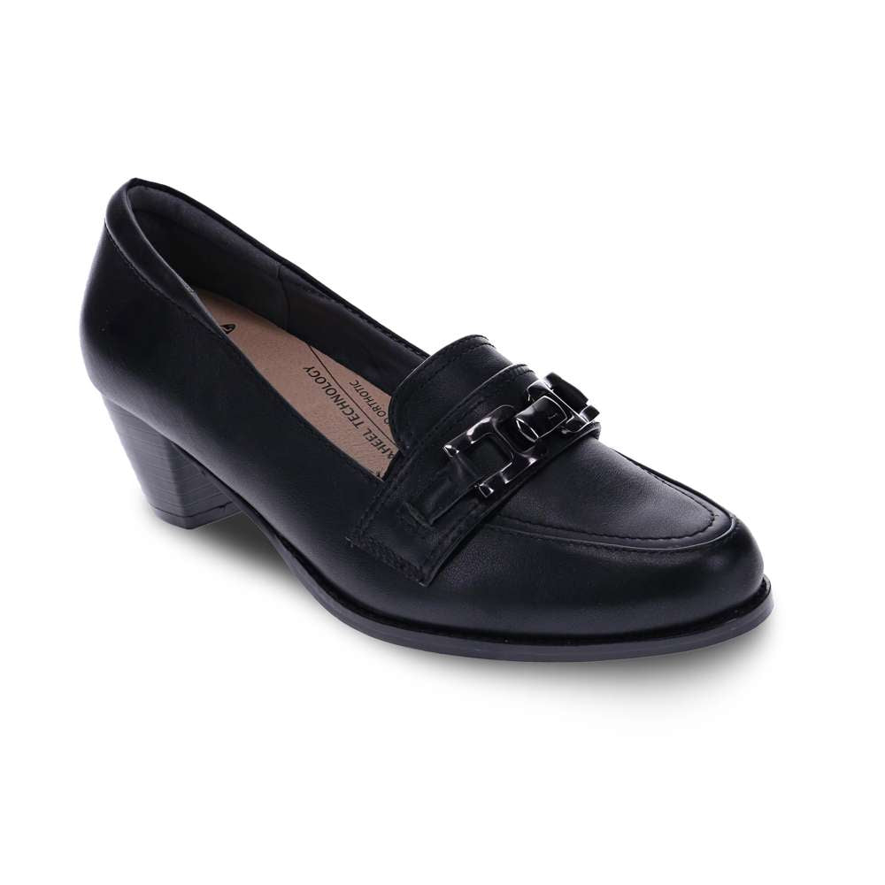 Happy Block Heel Black – Comfort Co Shoes New Zealand