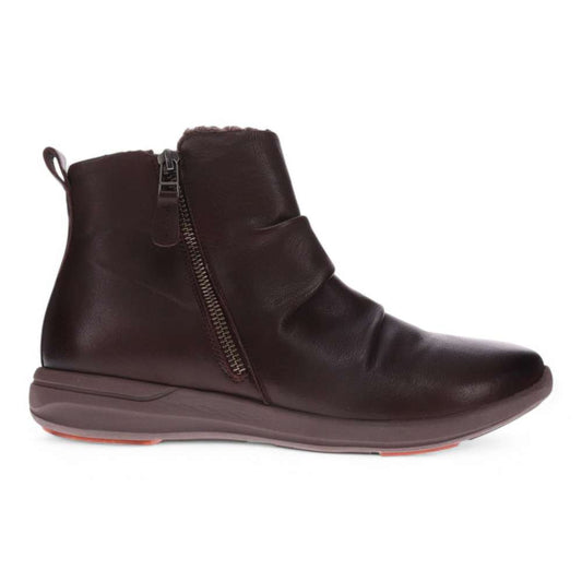 Nina II Zip Boot - Chocolate