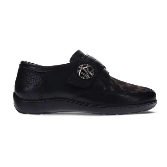 Ward Loafer - Black/Animal Stretch