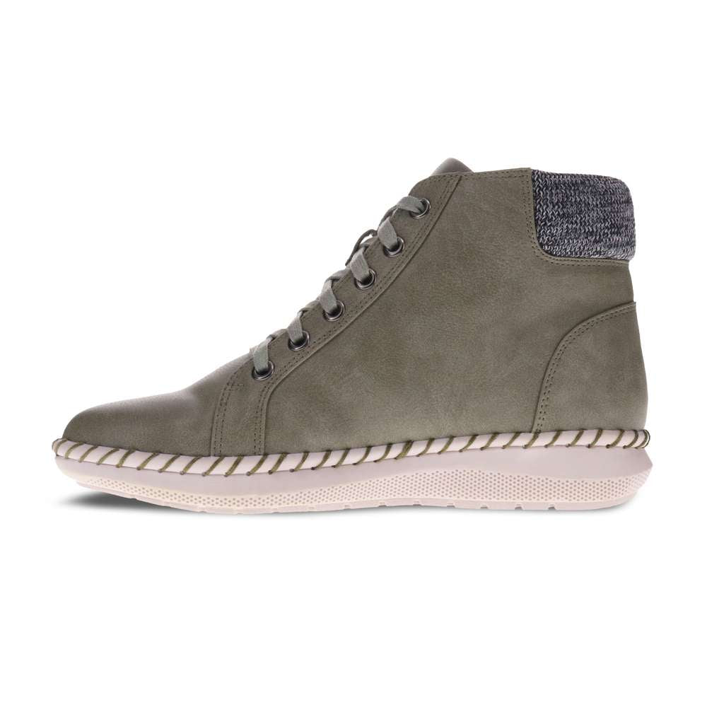 Willow Zip Bootie - Olive