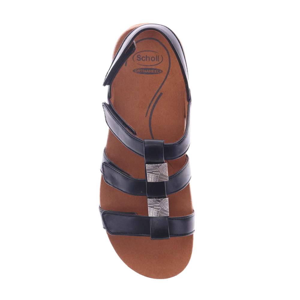 Acton Adjustable Sandal - Black