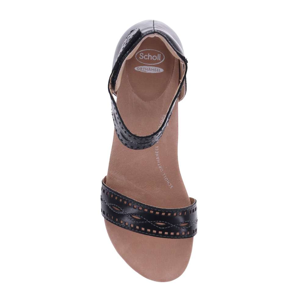 Gail Closed Heel Sandal - Black