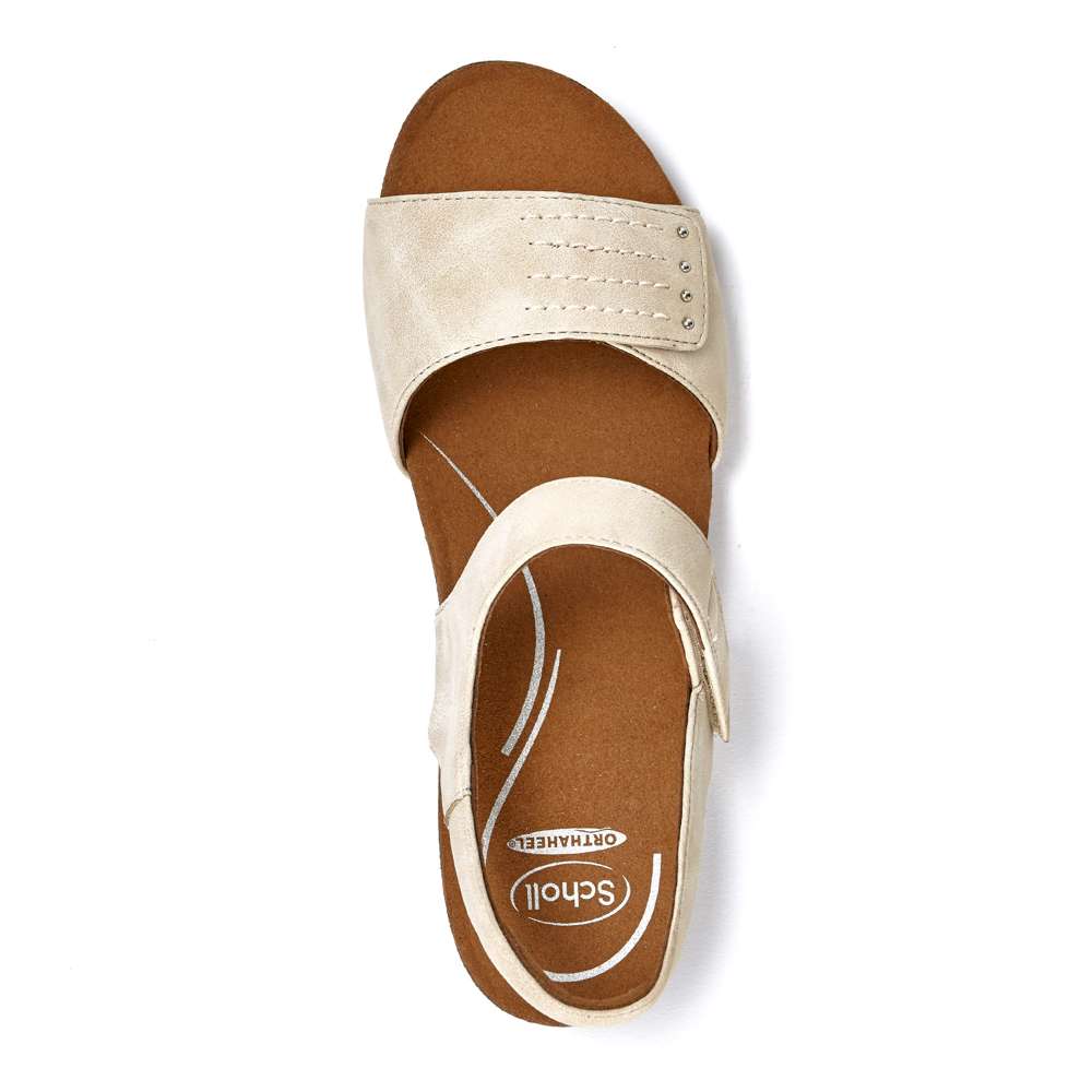 Jasmin Adjustable Wedge - Beige