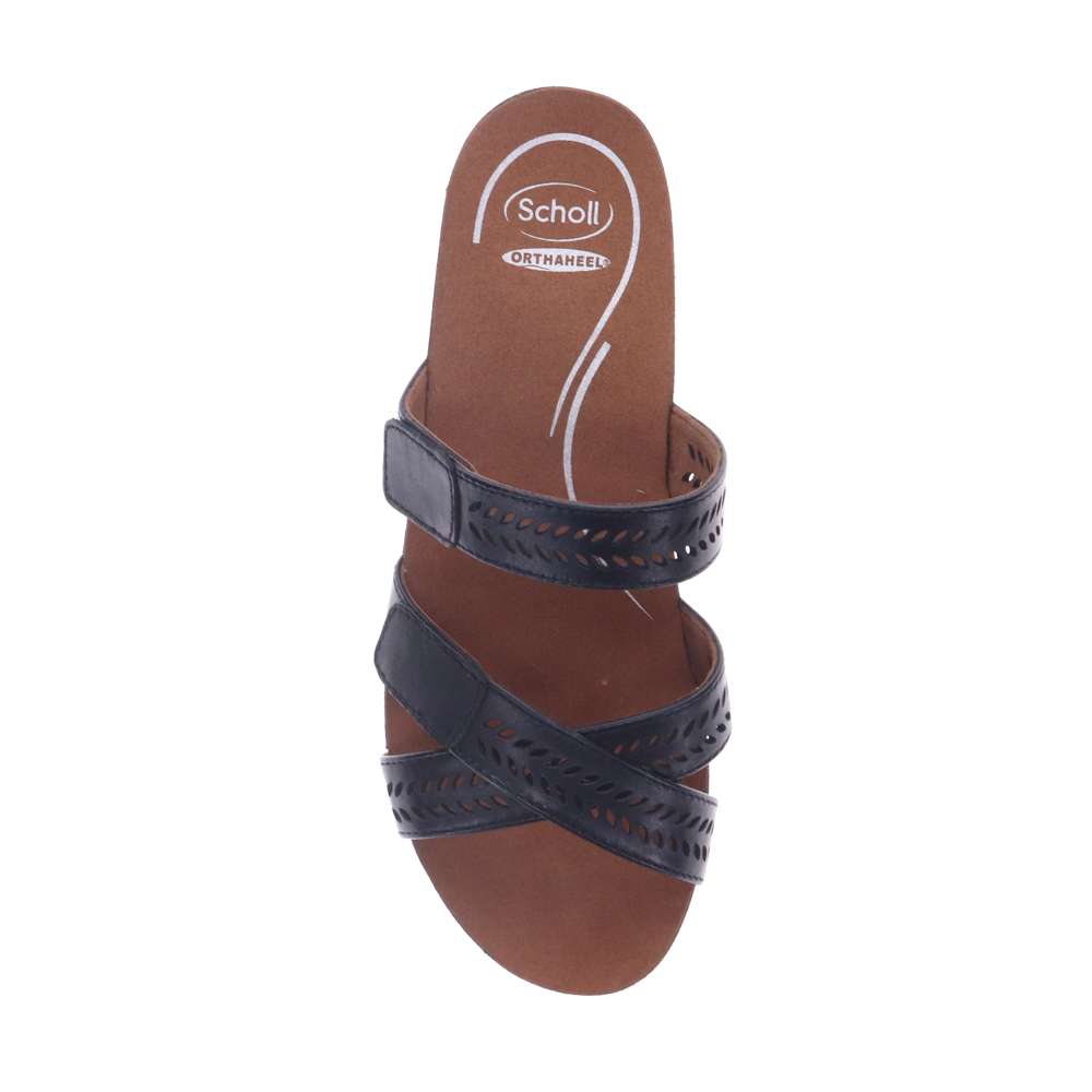 Joan Slide Wedge - Black
