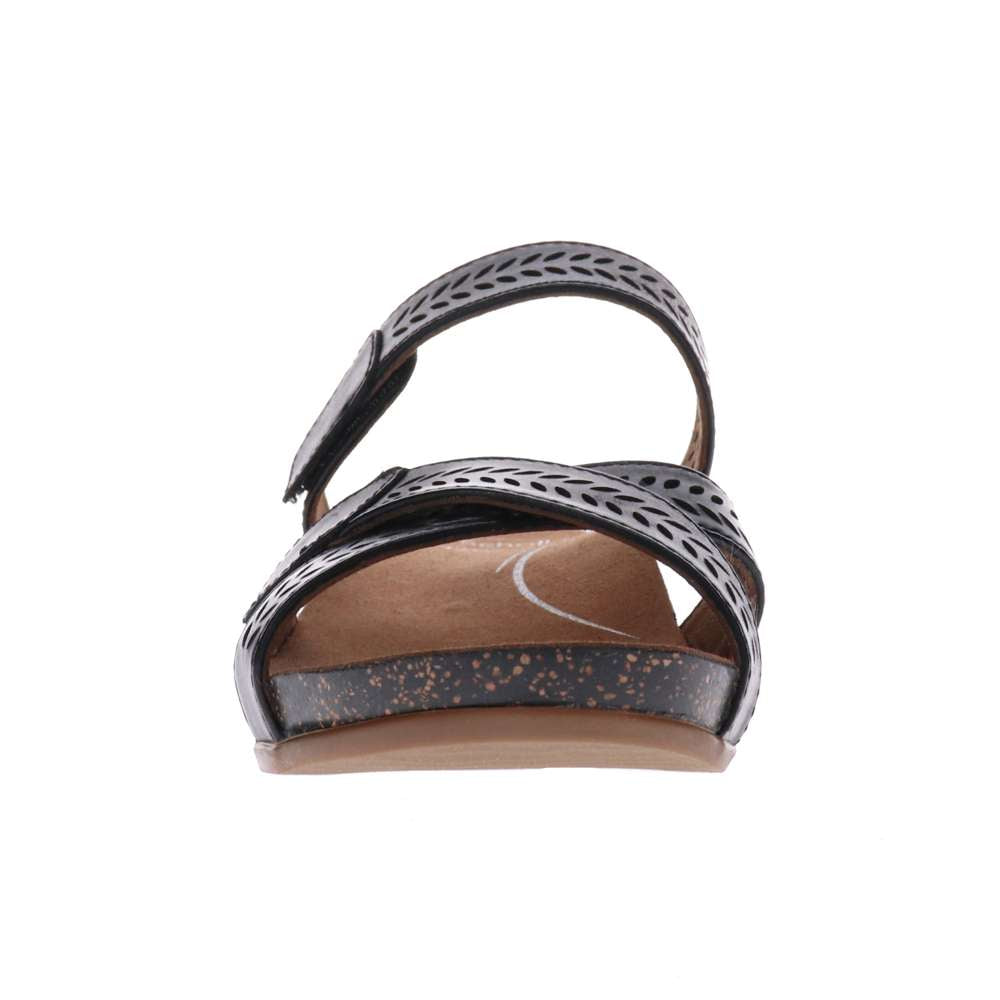 Joan Slide Wedge - Black