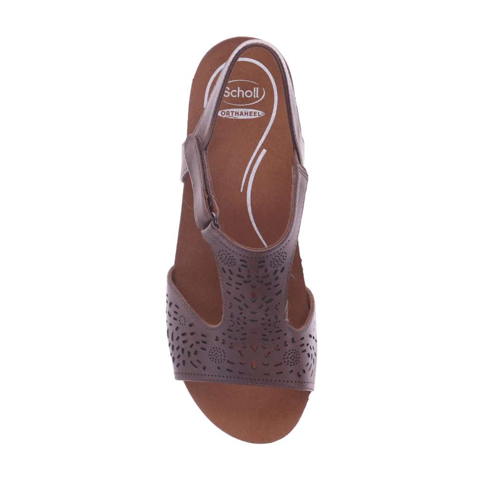 Julie Adjustable Sandal - Mushroom