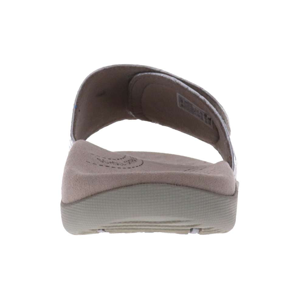 Samos Weave Slide Sandal - Silver