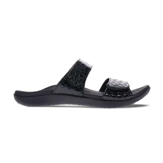 Skye Thatch Slide Sandal - Black