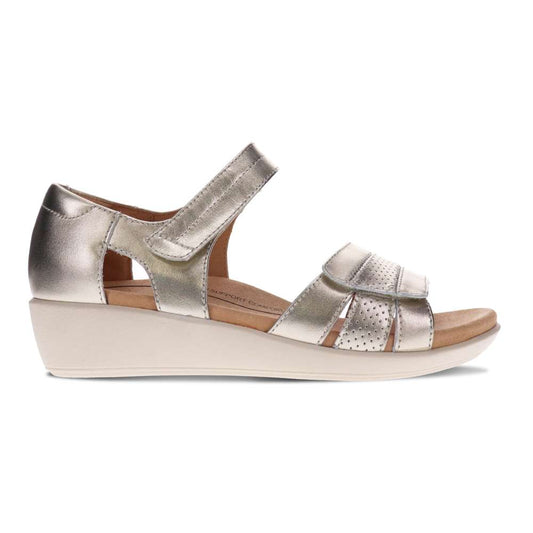 Tavia Adjustable Sandal - Champagne