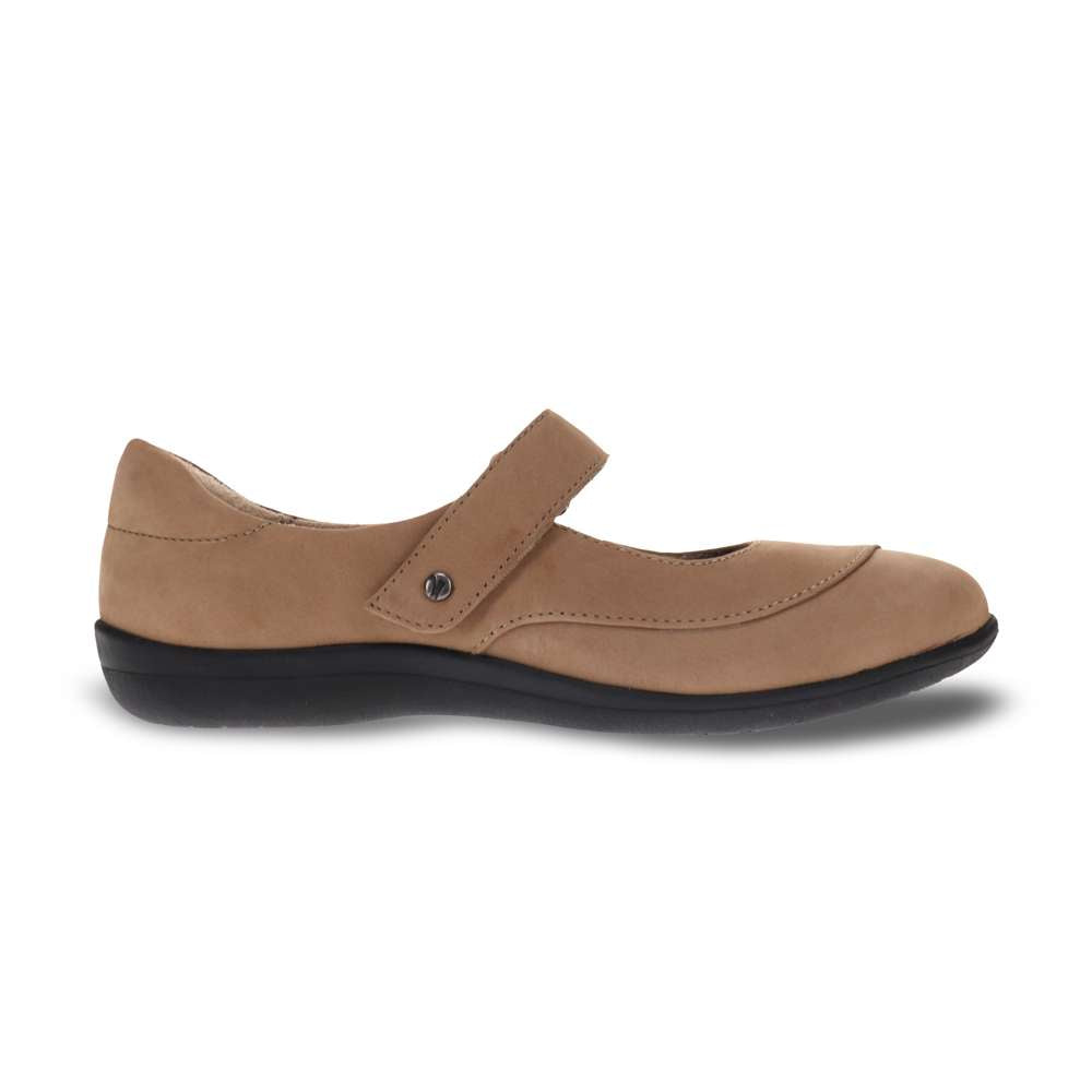 Amalfi Mary-Jane - Grey Nubuck