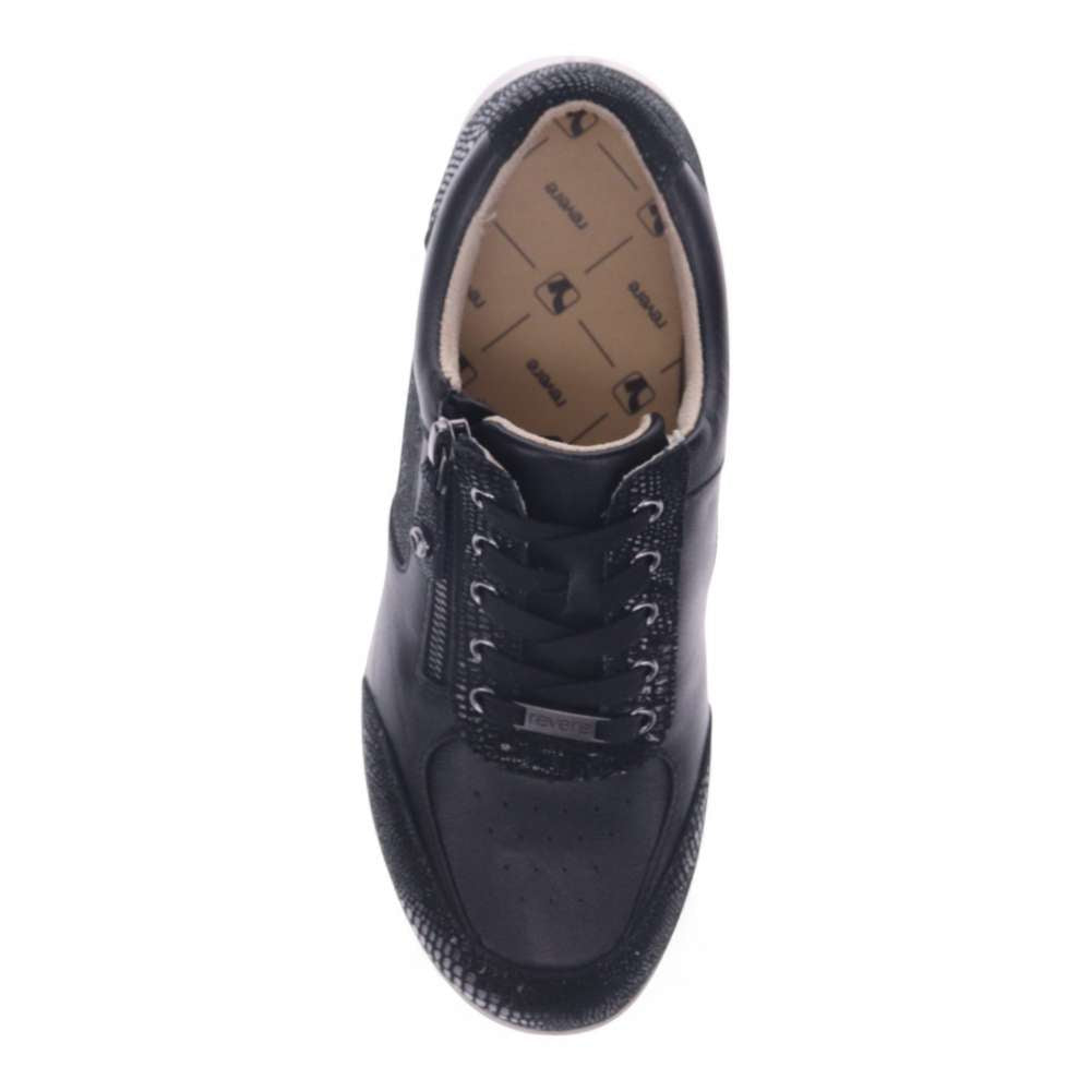 Boston Zip Sneaker - Black Perf
