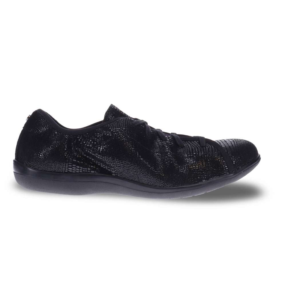 Lyon Lace-Up - Black Lizard