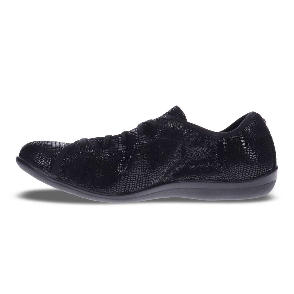 Lyon Lace-Up - Black Lizard