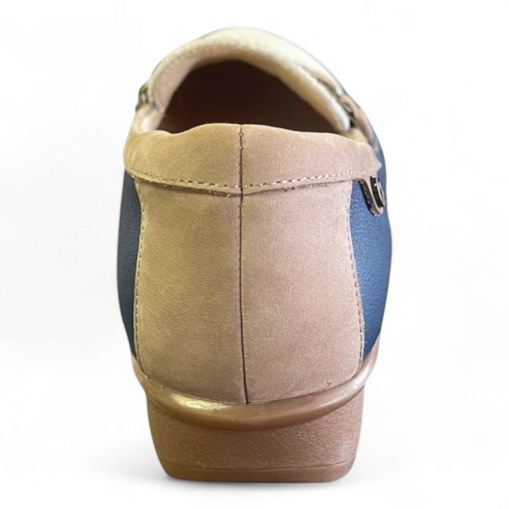 Montmartre Wedge Loafer - Blue French