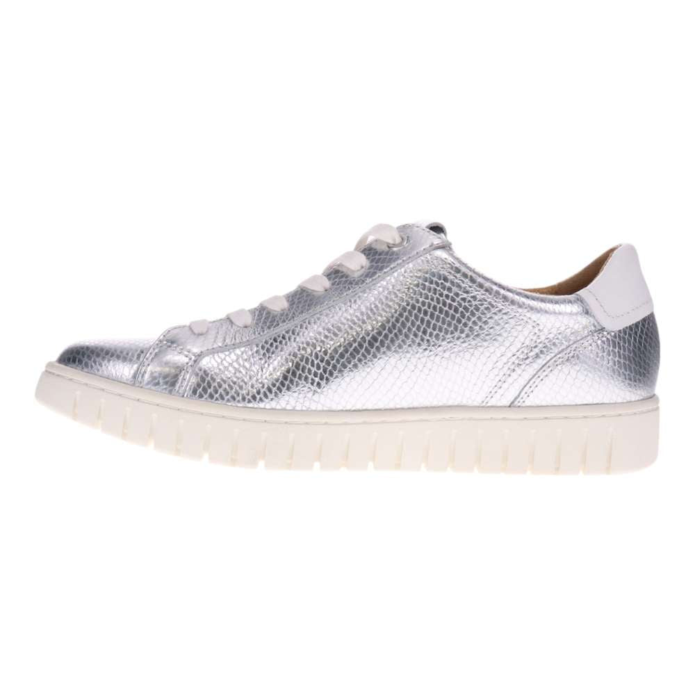 Luna Casual Sneaker - Silver Snake