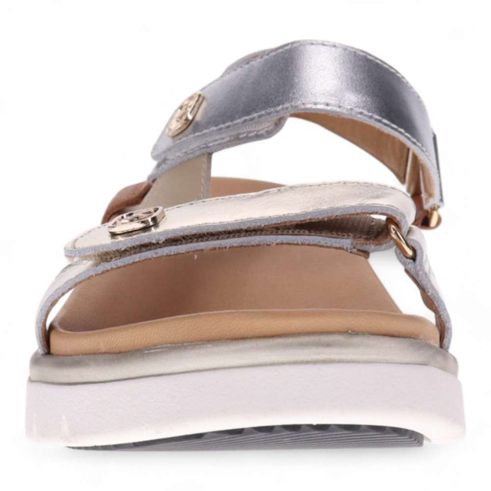 Candice Sandal - Soft Gold/Silver Multi