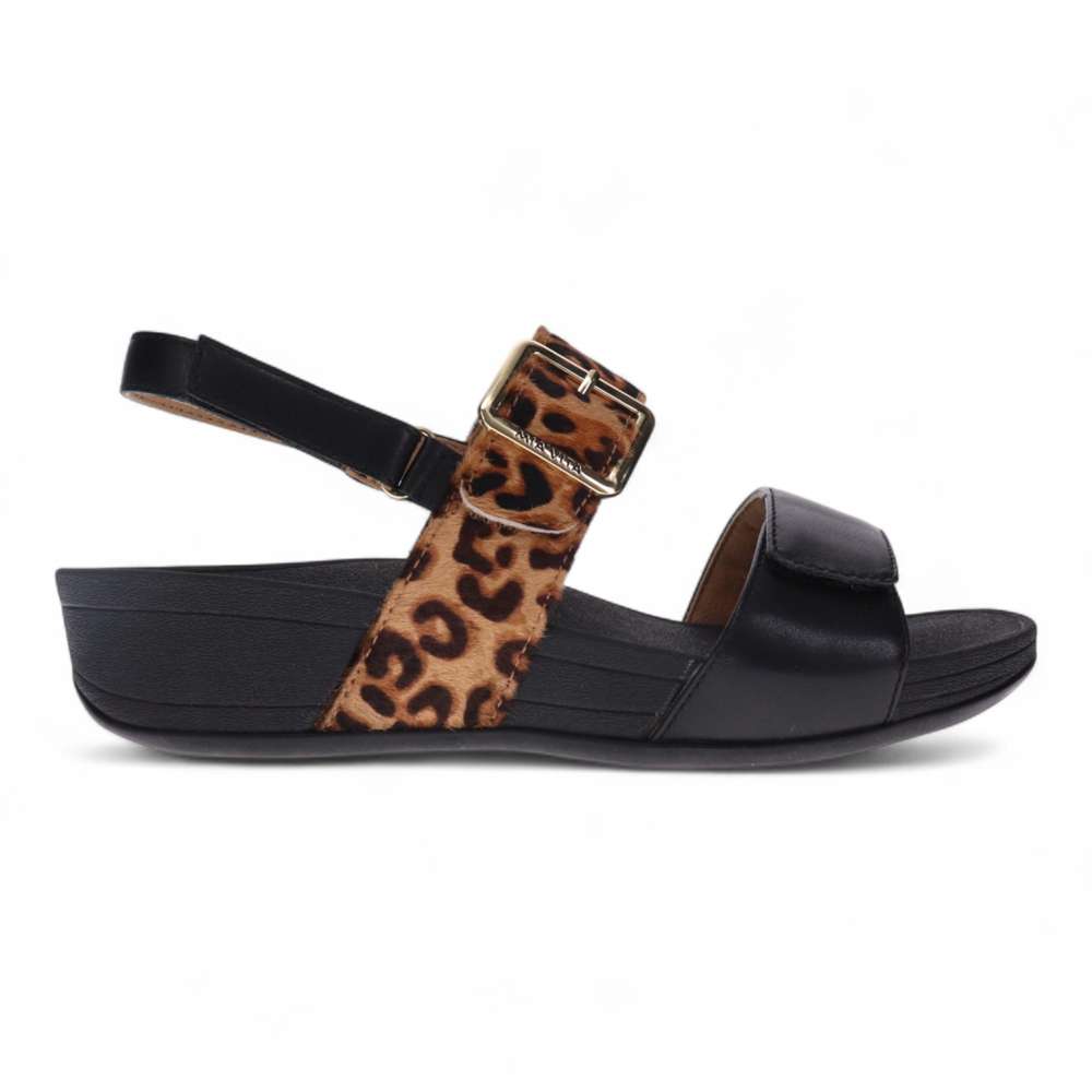 Florini Sandal - Black Leopard