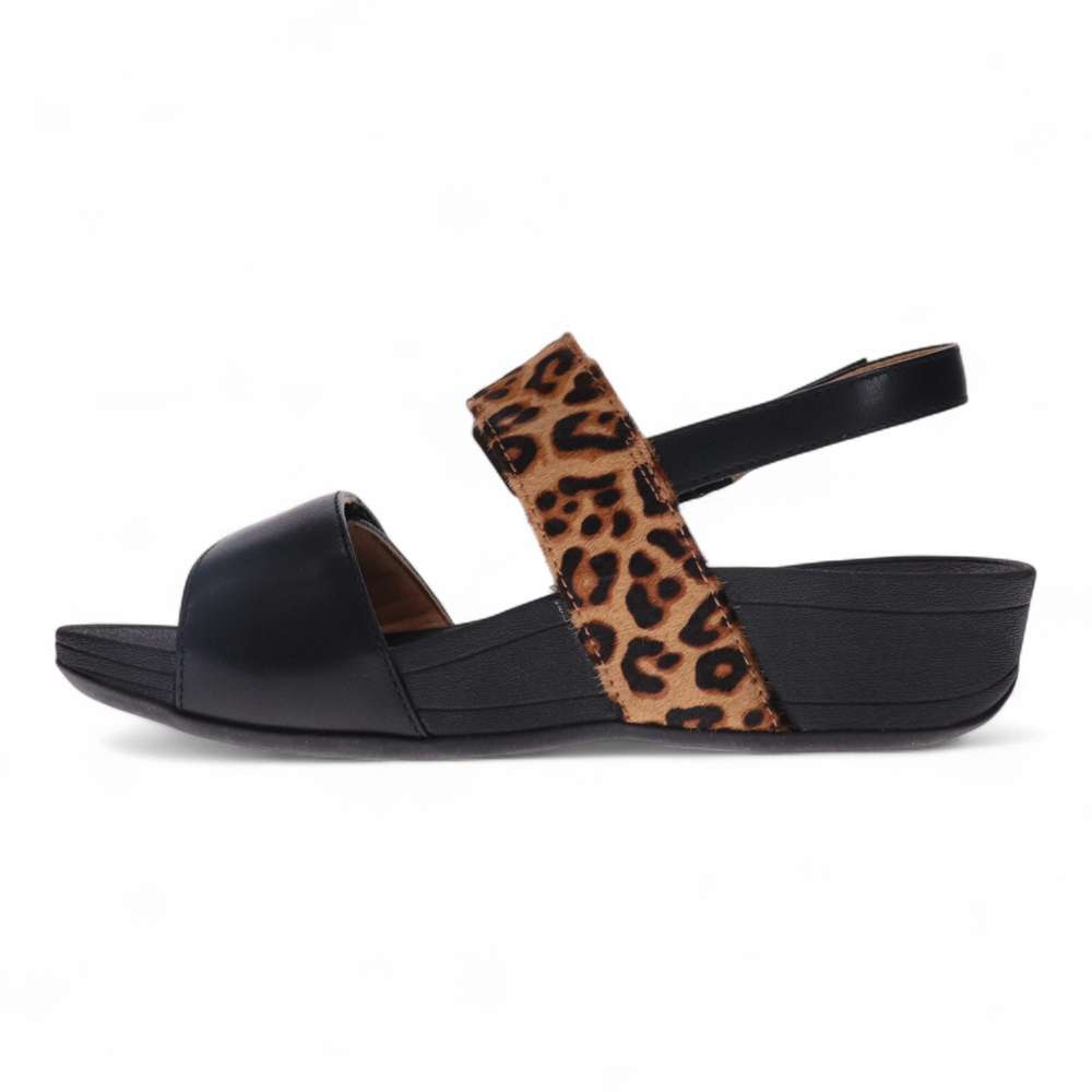 Florini Sandal - Black Leopard