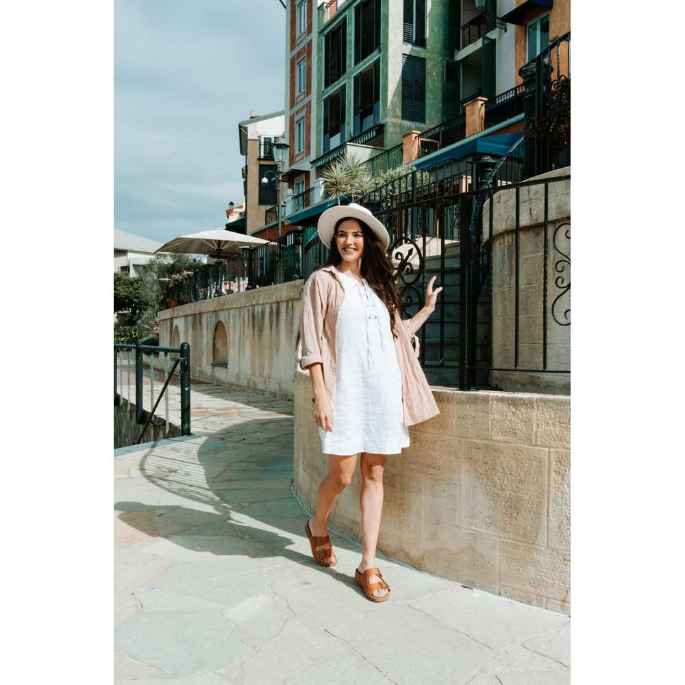 Flynn Slide Sandal - Tan