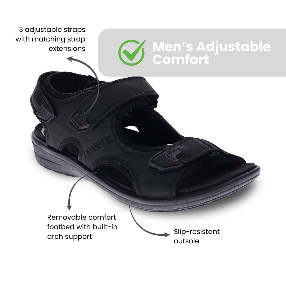 Montana 2 Backstrap Sandal - Oiled Black