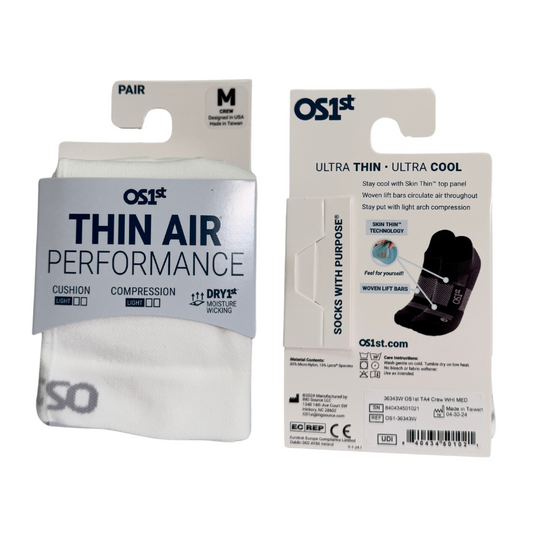 Thin Air Performance Socks (TA4) - Grey
