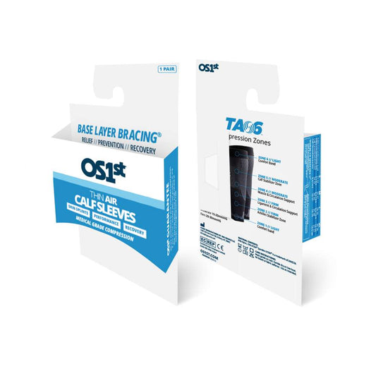 THIN AIR PERFORMANCE CALF SLEEVES (TA6) - Steel Blue