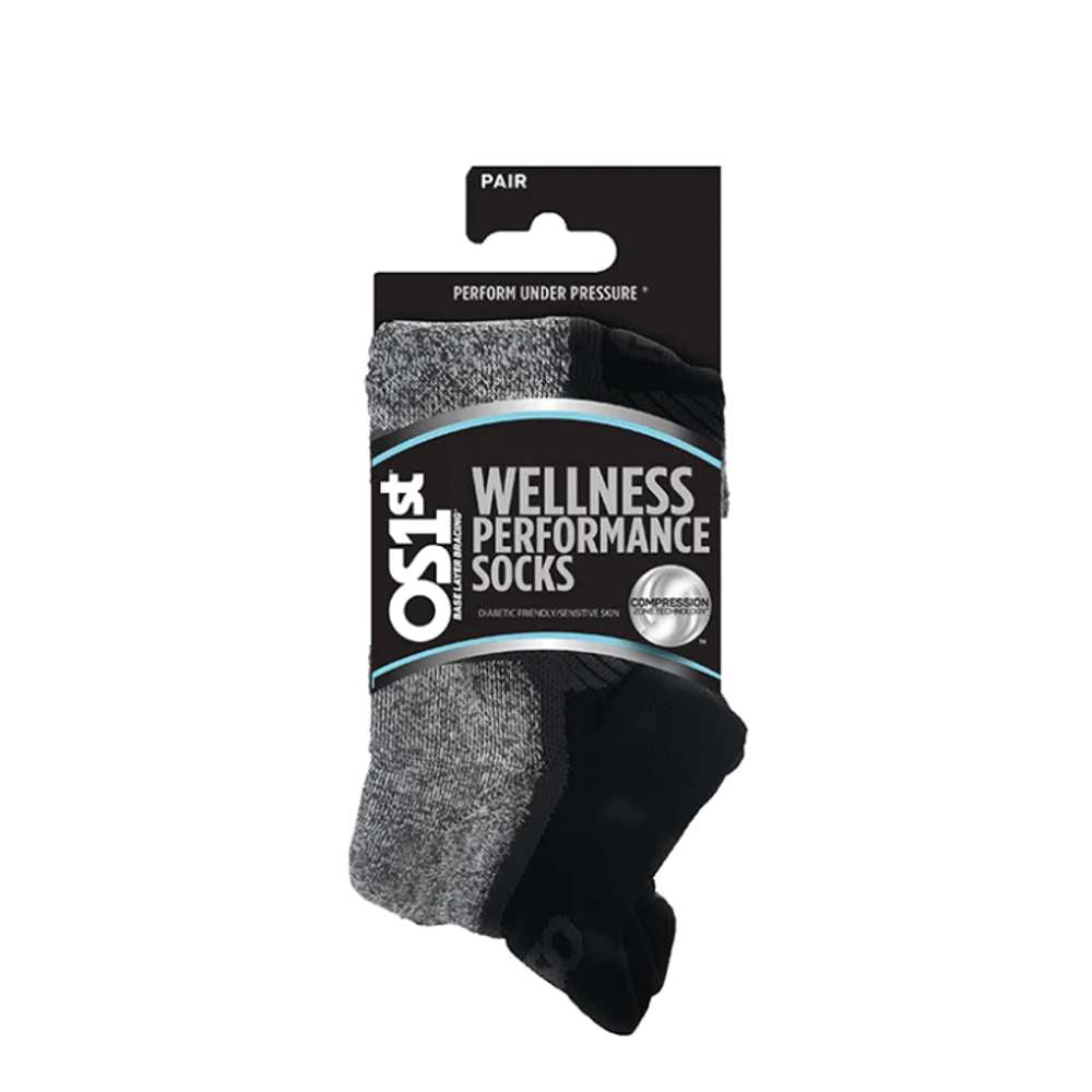 NO SHOW WELLNESS PERFORMANCE SOCK (WP4) - Black
