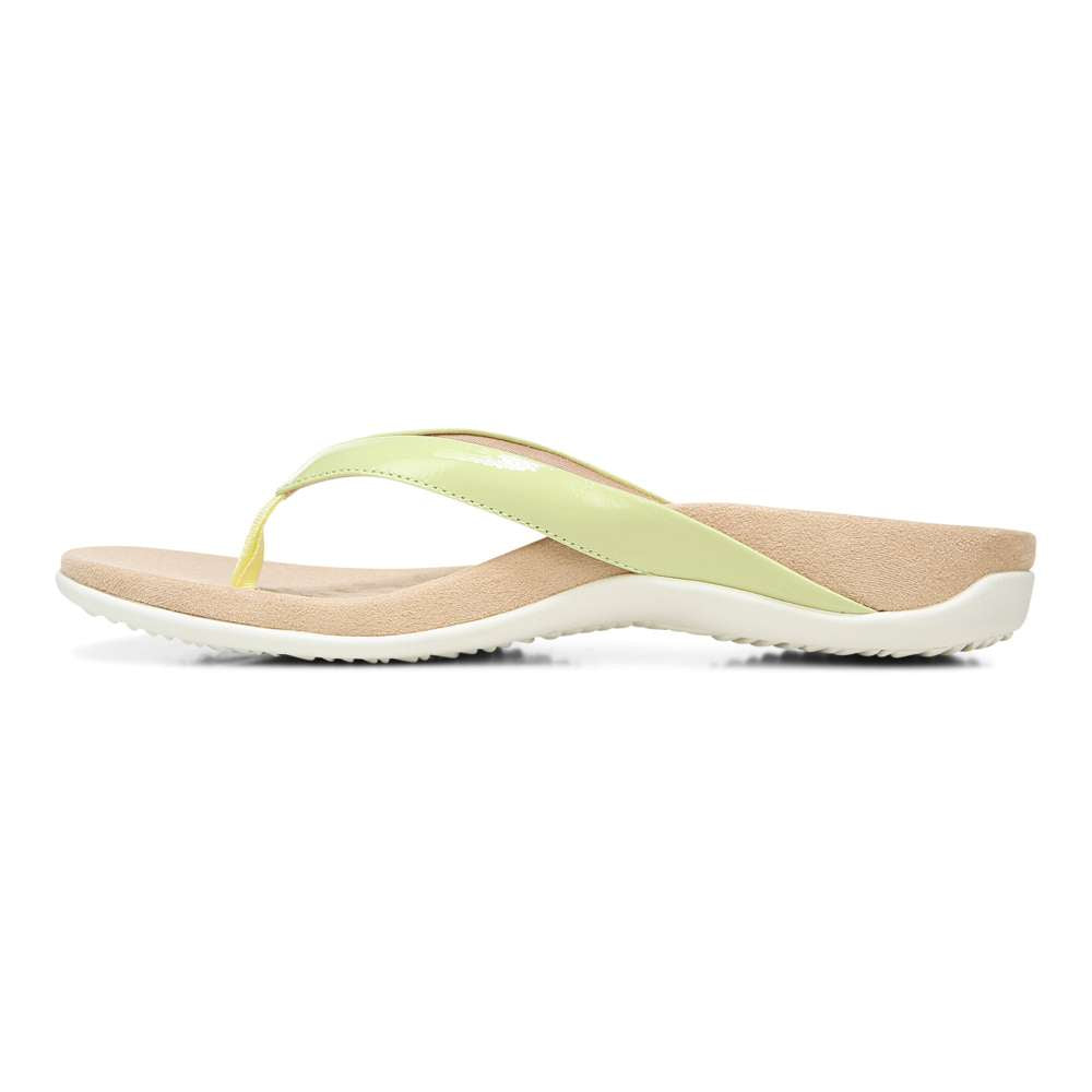 Dillon Toe Post Sandal - Pale Lime
