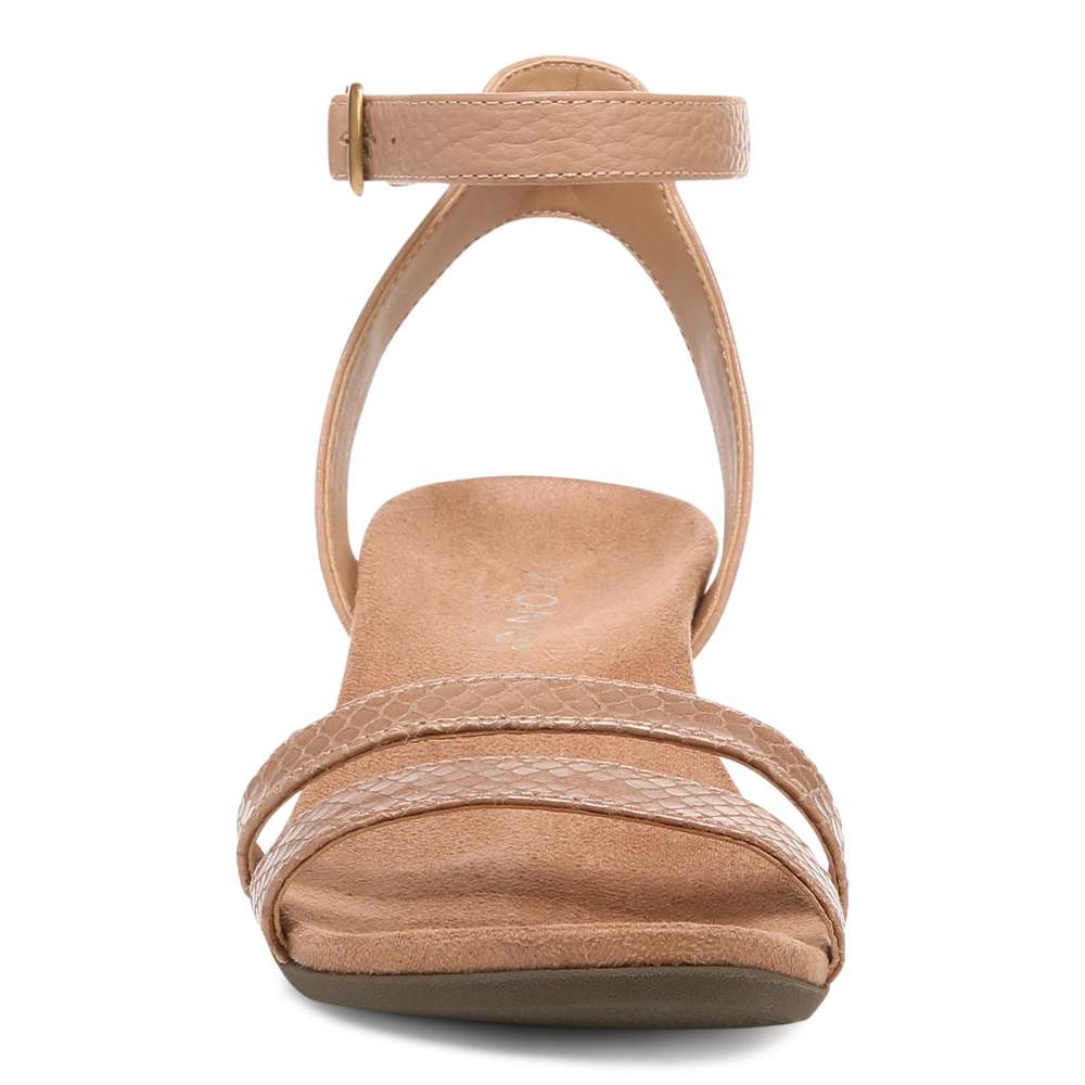 Orlanda Wedge Sandal - Macaroon Pearl Snake