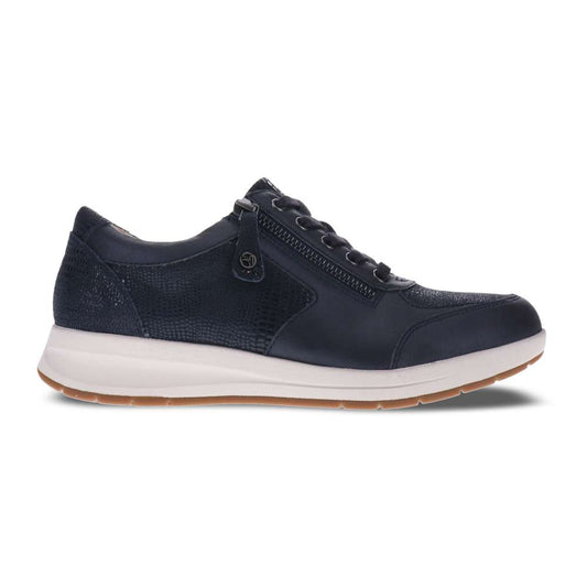 Boston Zip Casual Sneaker - Navy Lizard/Sapphire