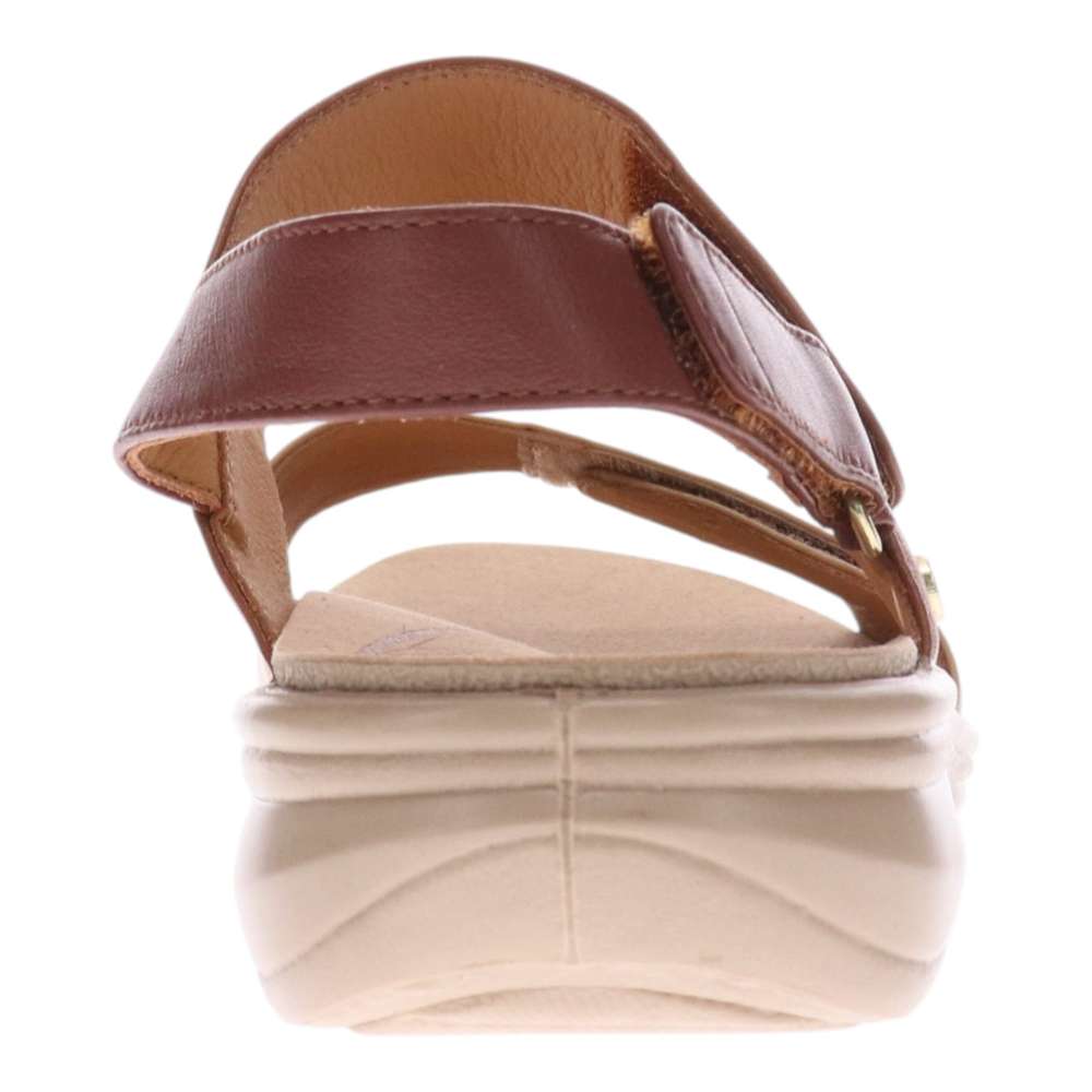 Como Adjustable Slingback Sandal - Tan Multi