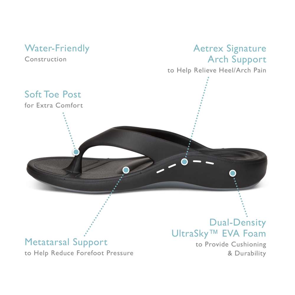Maui Men's Toe Post Sandal - Army Green