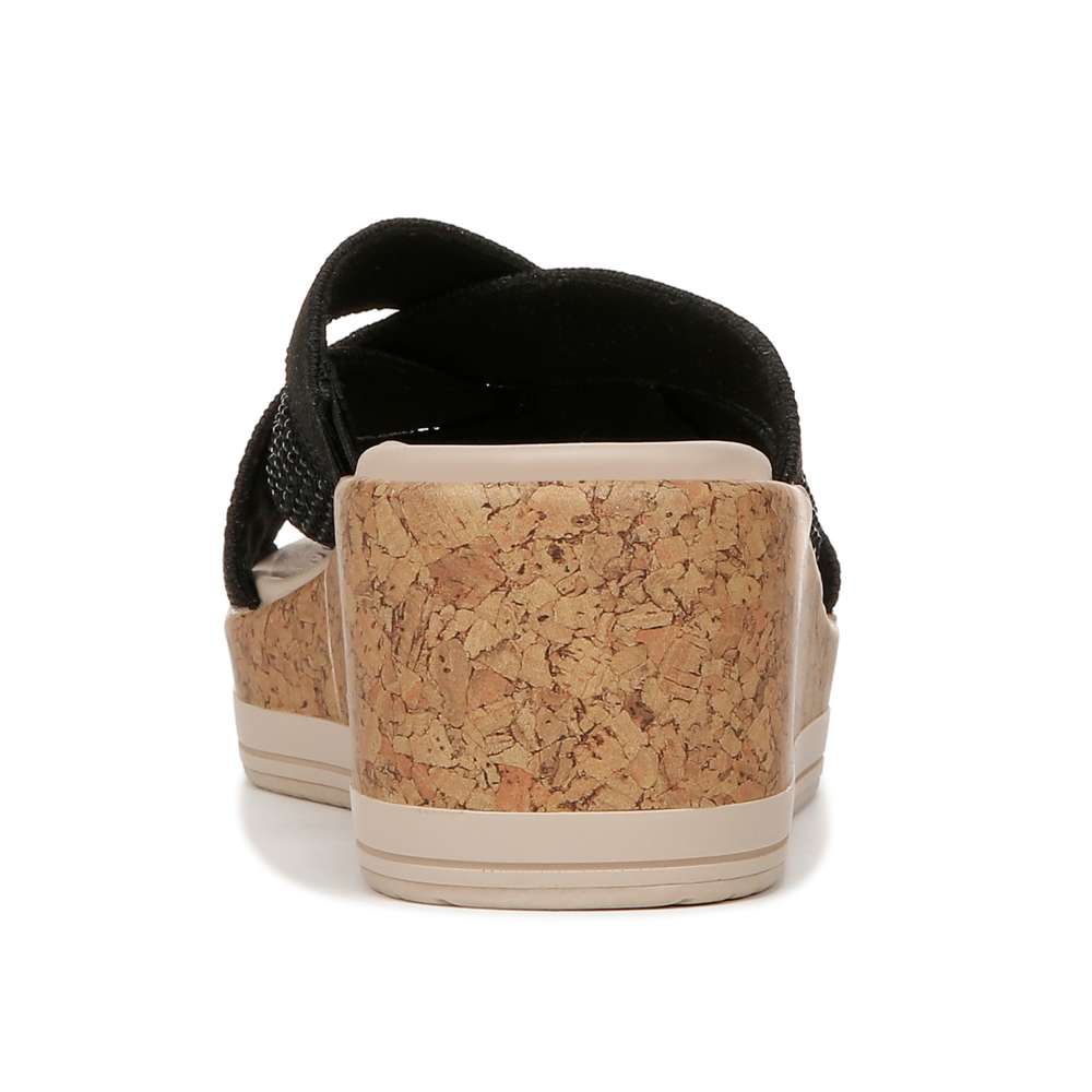 Reign Wedge Sandal - Black