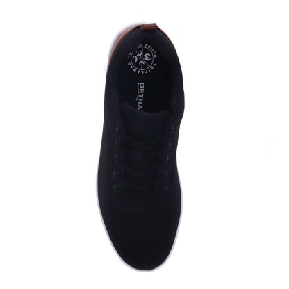 Beacon Casual Sneaker - Black/Tan