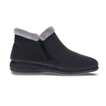 Dahlia Slipper - Dark Grey