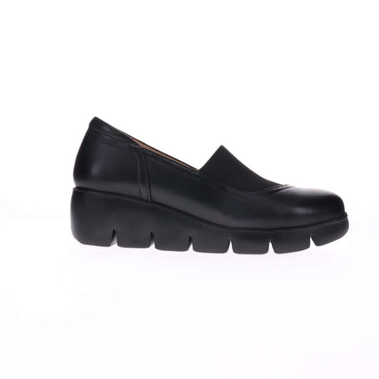 Georgia Wedge - Black/Black
