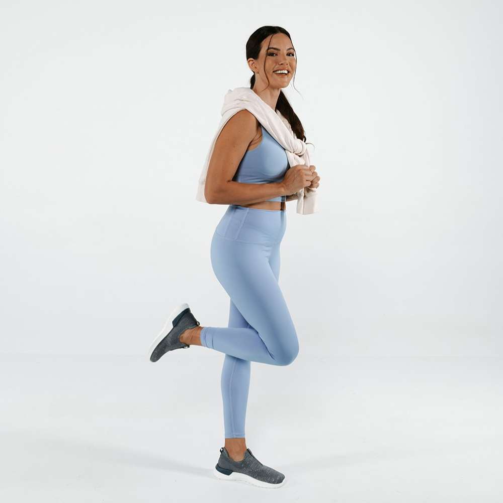 Maggie Slip-On Casual Sneaker - Dark Blue/Silver