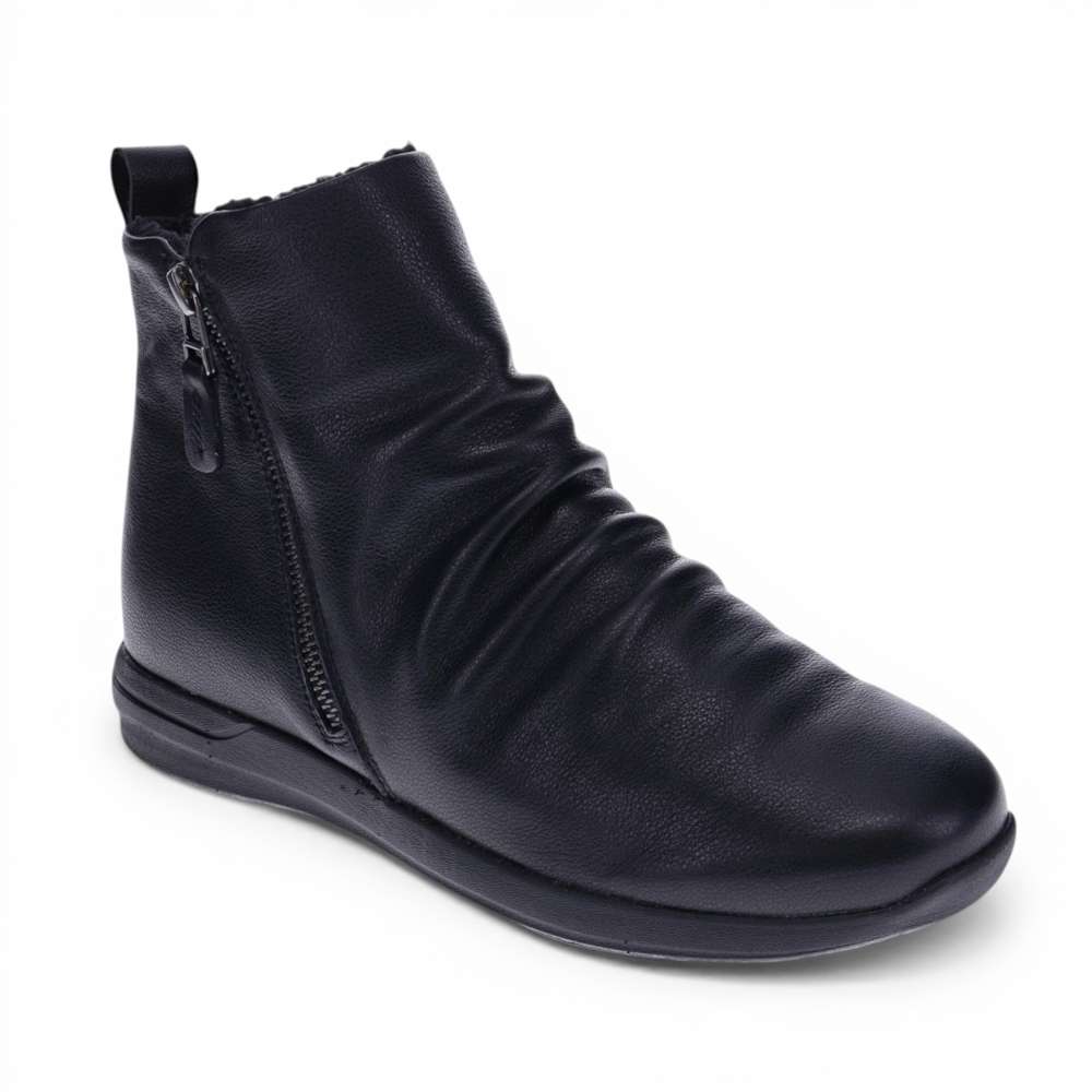 Nina II Zip Boot - Black