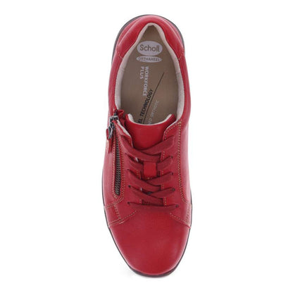 North Leather Sneaker - Ruby Red