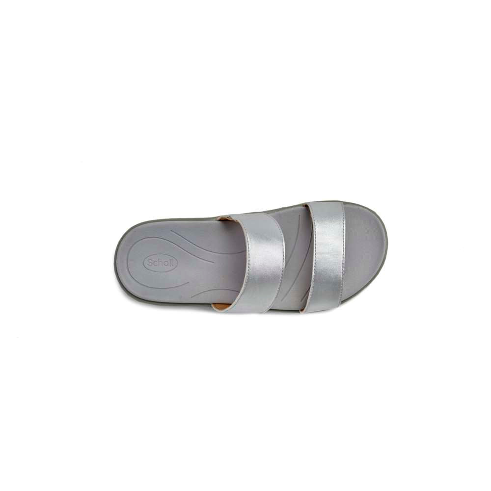 Penang Slide Sandal - Silver