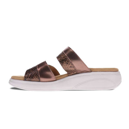 Sarah Slide Sandal - Bronze