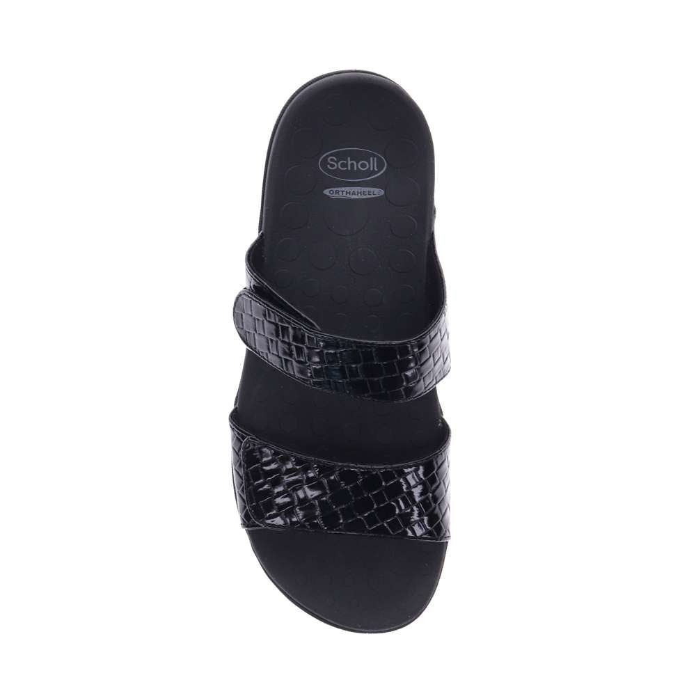 Skye Thatch Slide Sandal - Black
