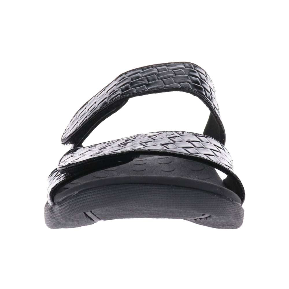 Skye Thatch Slide Sandal - Black