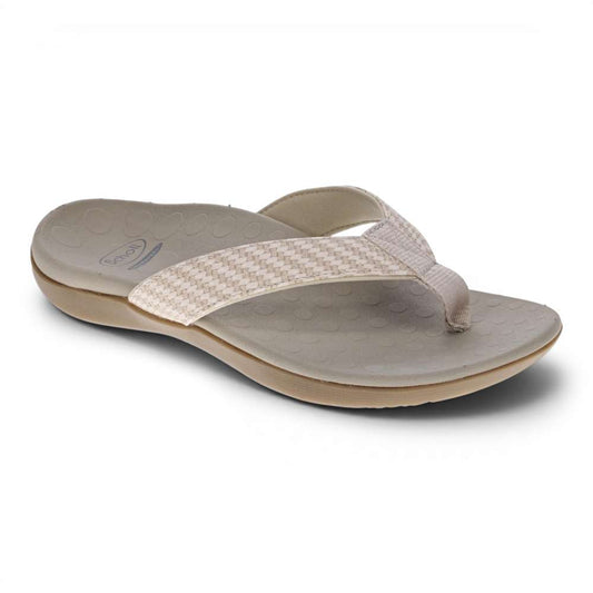 Sonoma Raffia Toe Post Sandal - Gold