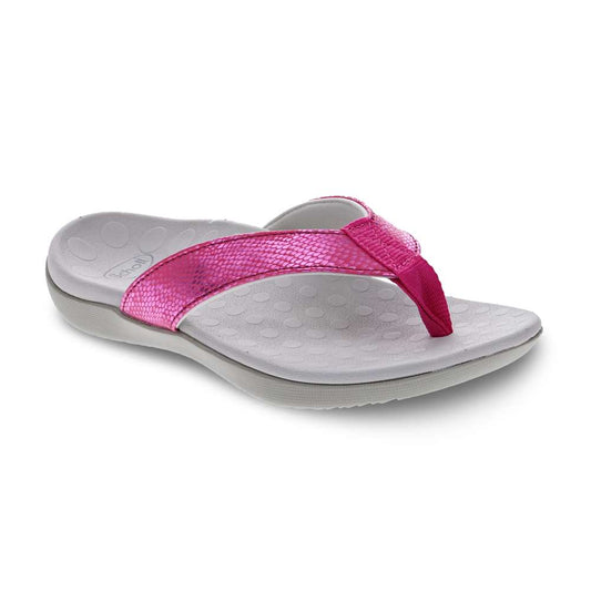 Sonoma Snake Toe Post Sandal - Pink Snake