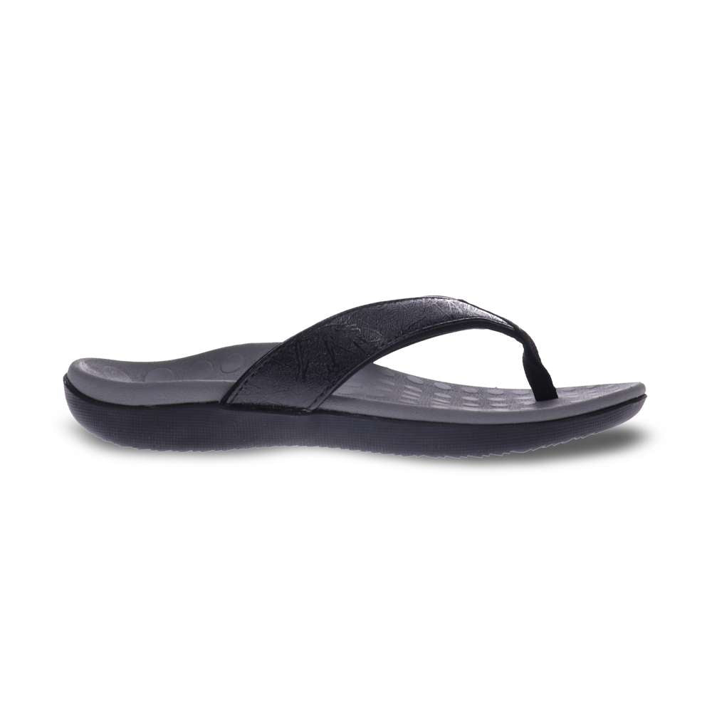 Sonoma Toe Post Sandal - Black Thatcher