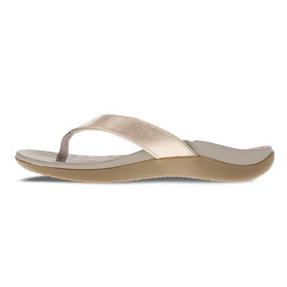 Sonoma Smooth Toe Post Sandal - Soft Gold